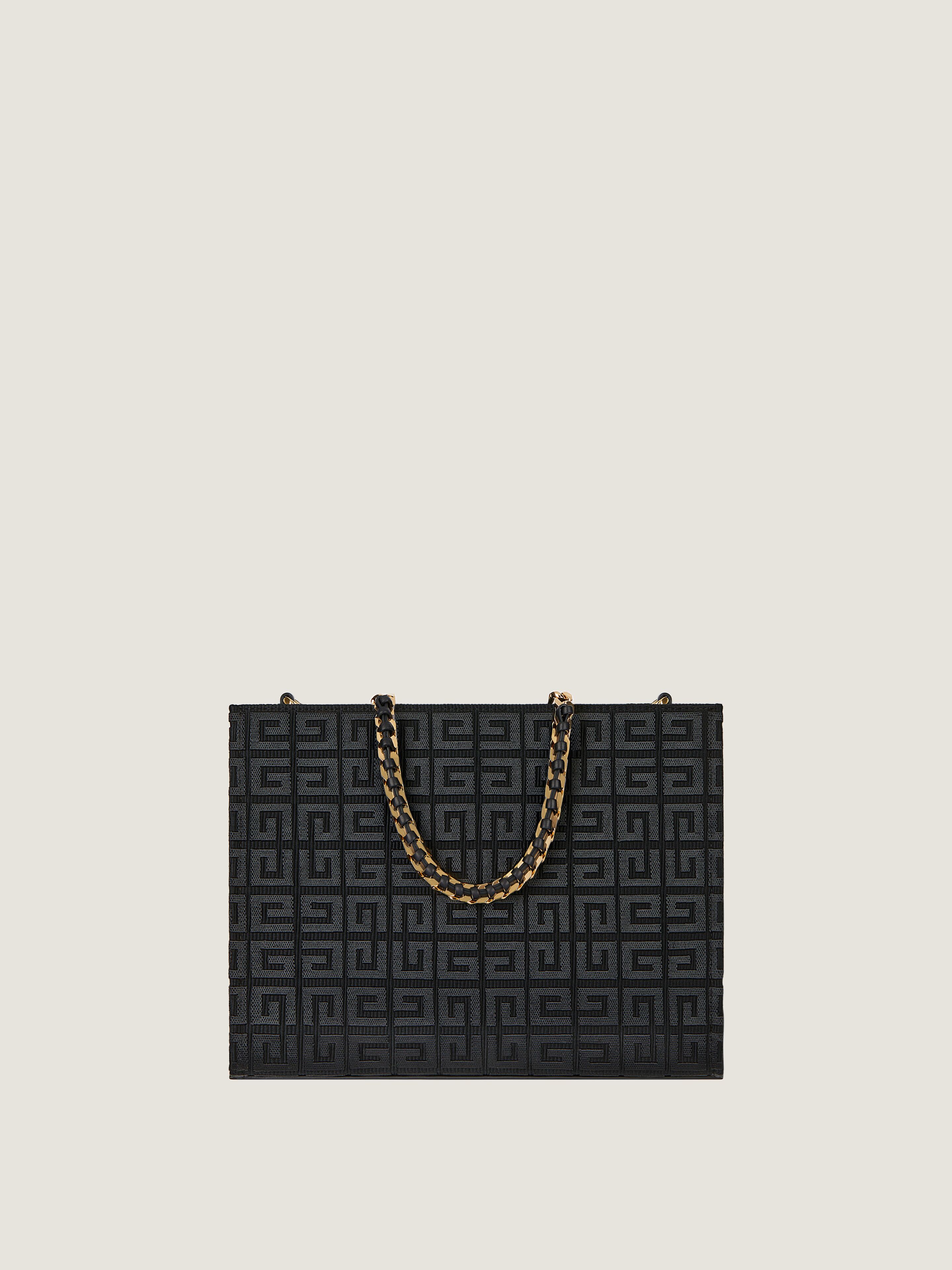 Small G-Tote shopping bag in 4G canvas